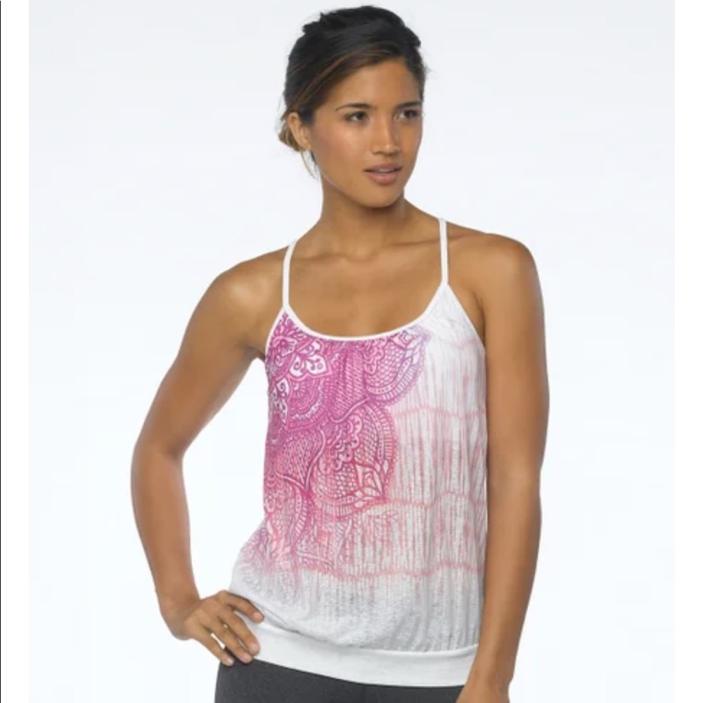 Prana Activewear Meadow Top in Viola Magnolia